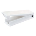 Jr Products JR Products 10355 Squared Baggage Door Catch - White, Pack of 2 10355